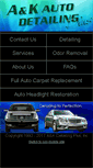 Mobile Screenshot of aandkdetailing.com